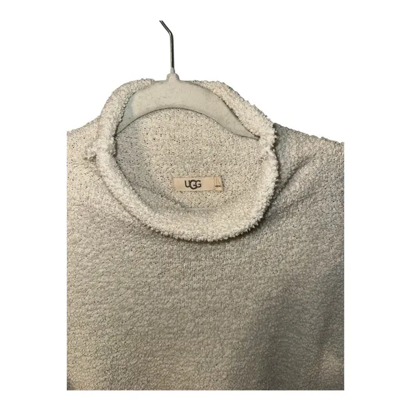 UGG Sage‎ Turtleneck Cream Sweater, Small - Image 3