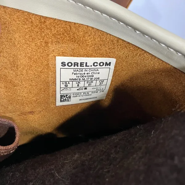 Sorel 1964 premium waterproof boots insulated leather rubber women's size‎ 10 - Image 6