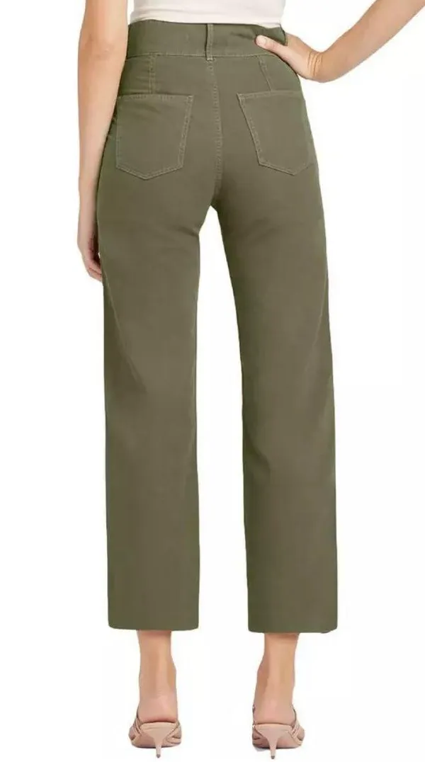 Joe’s Jeans The Blake Cotton Utility Crop Wide Leg Jeans - Image 2