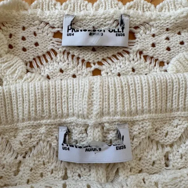 Princess Polly Sun Still Shines white crochet set - Image 4
