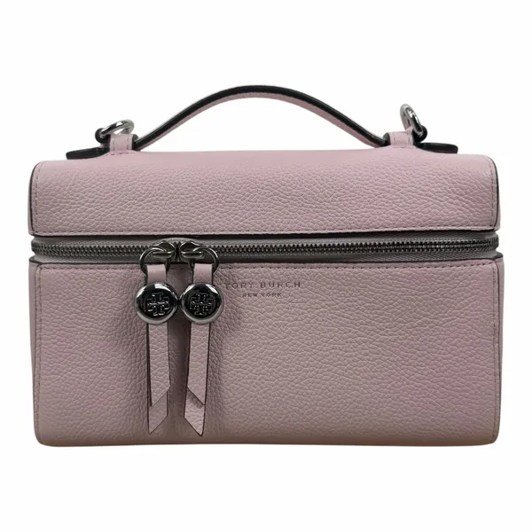 Tory Burch Slim Romy Top Handle Bag Leather Crossbody Bag Rose Pink - Image 7
