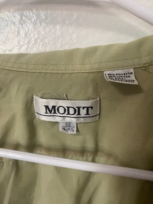 Modit matcha colored button up Green - Image 3
