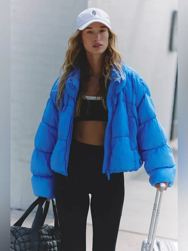 Free People In A Bubble Puffer Jacket - Image 4