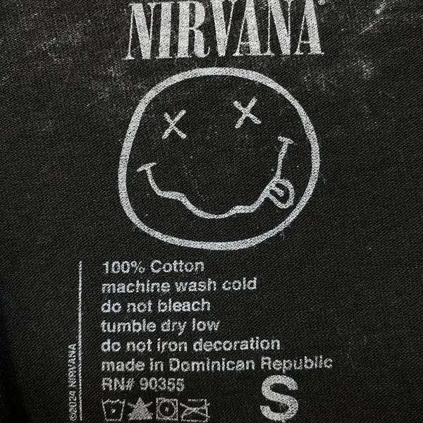 Nirvana Unplugged in New York Recording Grunge Band Tee S - Image 4