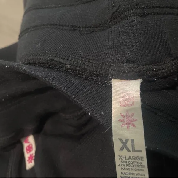 Black Women's Drawstring Casual Shorts Size XL - Image 2