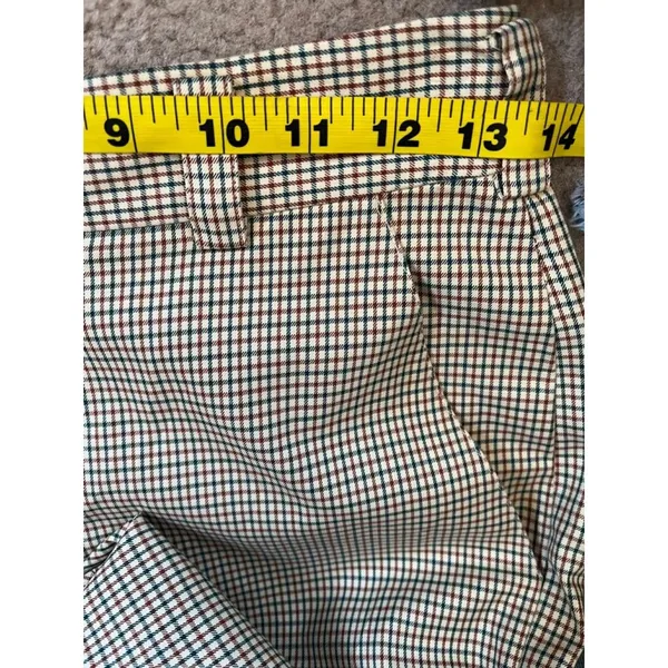 Vtg 90s Y2K DKNY Plaid Pants 2 Straight Leg Preppy Academic Teacher Business - Image 9