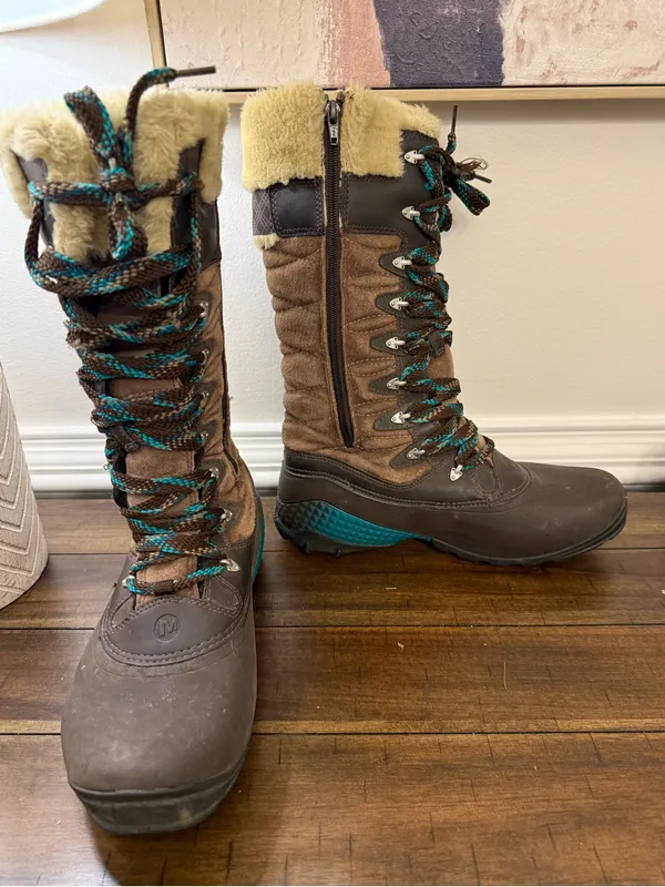 Merrell Women’s Winterbelle Peak Waterproof Boots size 10 - Image 4