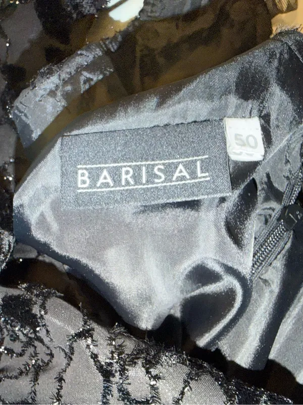 Beautiful Barisal Flocked Velvet Mother of The Bride Gown - Image 6
