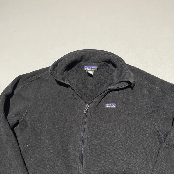 Patagonia Better Sweater Full Zip Jacket Womens Large Black Fleece - Image 3