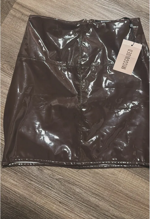 Missguided Skirt Latex - Image 2