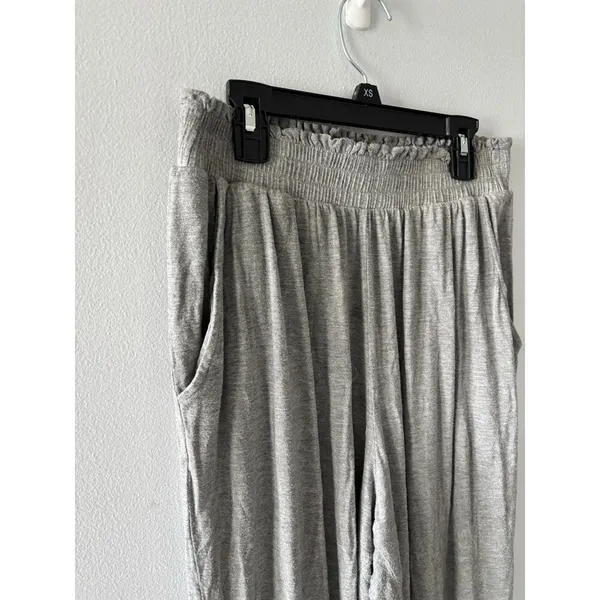 Carly Jean Los Angeles Luke Everyday Pants Size Medium Heather Gray Loungewear - Image 2