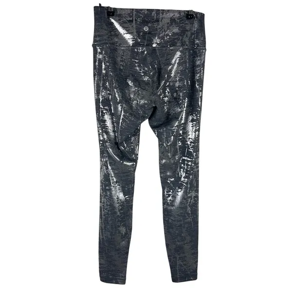 Lululemon Wunder Under Hi-Rise Tight Crinkle Heather Brindle High Shine Foil 28" - Image 2