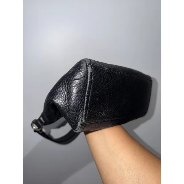 Kate Spade Michaela Chester Street Shoulder Bag Black Pebbled Leather Tassel M - Image 7