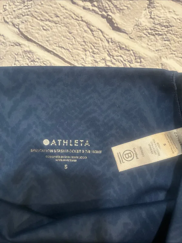 Athleta Stylish Navy‎ Leggings - Image 2
