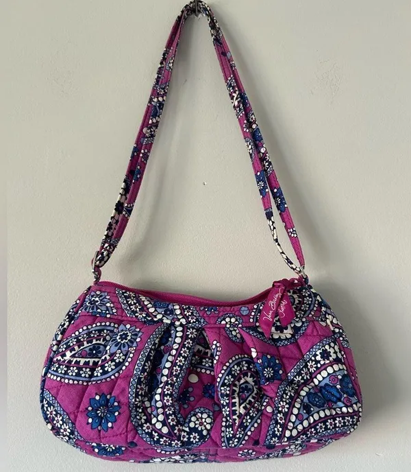 Vera Bradley Boysnberry Small Handbag Purse - Image 9