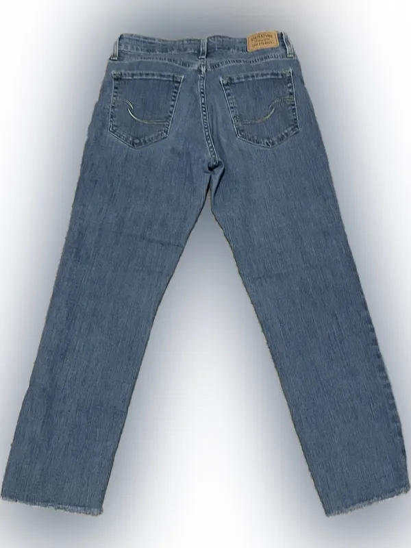 Levi's Levi Strauss Signature Mid Rise Boyfriend Jeans Women’s 6 W28 Distressed Raw Hem - Image 3