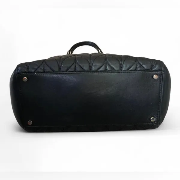 Kate Spade Briar Lane Quilted Purse, Size OS - Black/Gold - Image 8