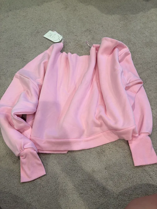 Blogilates Dance Studio Sweatshirt Pink Size 2X New - Image 2