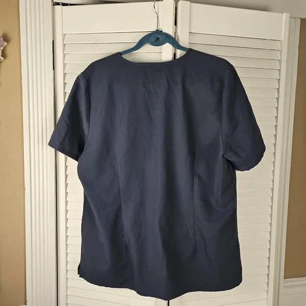 Figs Womens Navy Catarina One Pocket Scrub Top XL - Image 2