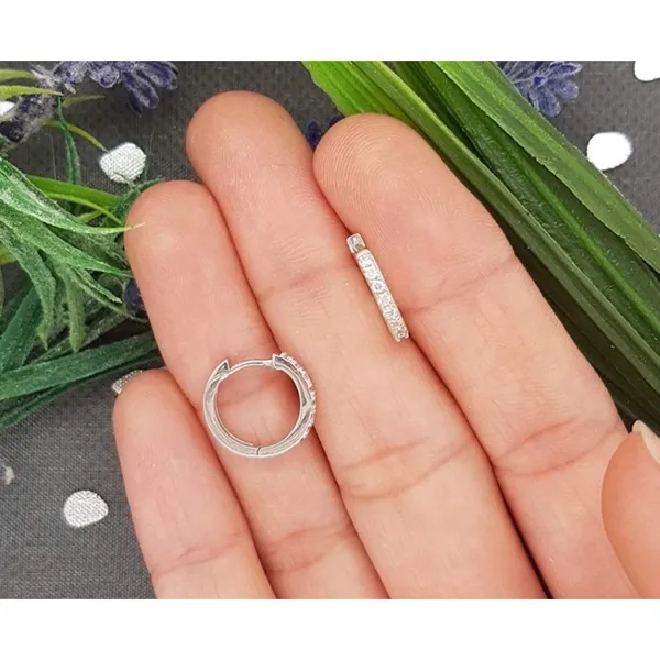 Huggie Hoop Earrings |‎ 925 Sterling Silver - Image 13