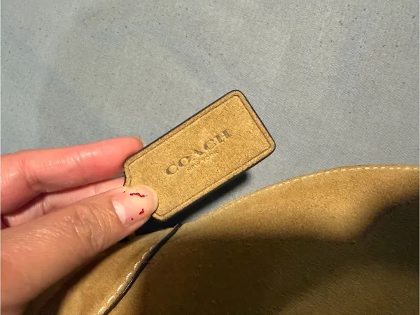 Coach Suede Hobo Bag in Camel - Image 5