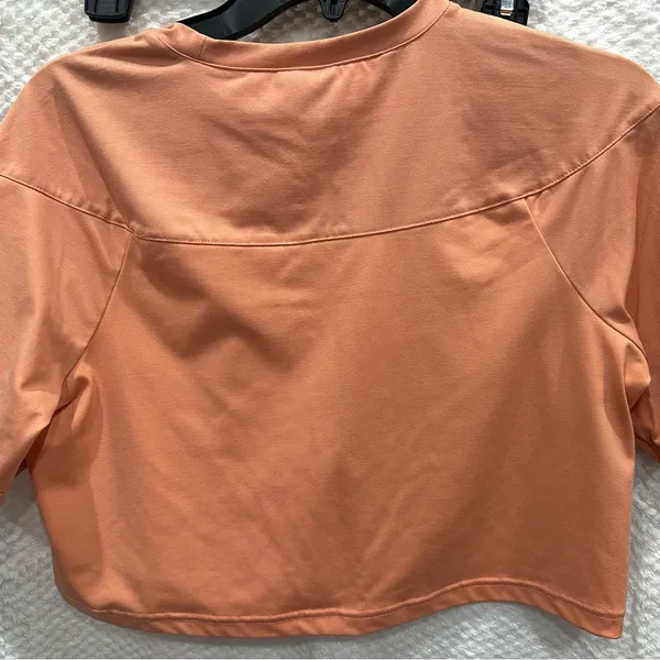 Gymshark Orange Boxy Crop T-Shirt #27 - Image 2