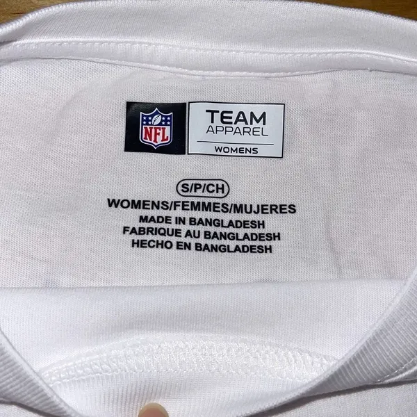 NFL Team Apparel Women’s Short Sleeve Tee New England‎ Patriot’s Small - Image 4