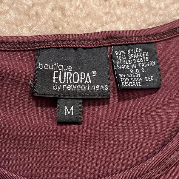 Vintage Boutique Europa brown crop top Size medium - Image 5