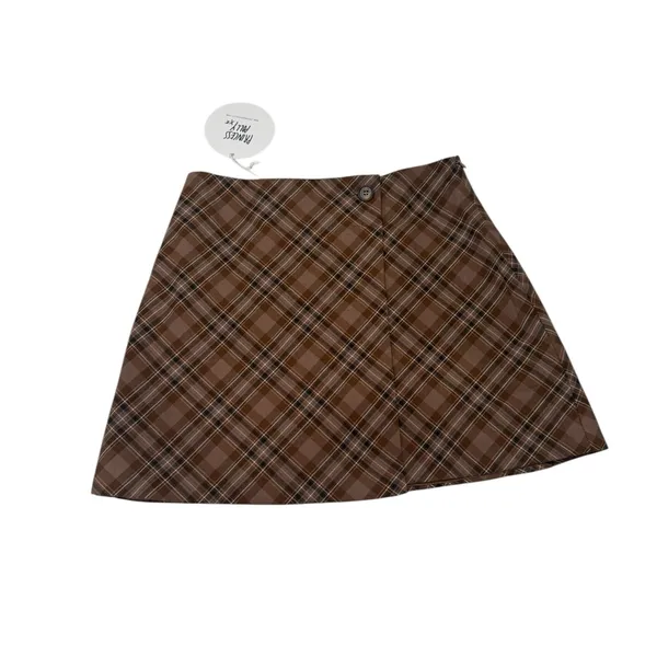 Princess Polly Brown Plaid Mini Skirt*NEW‎ - Image 6
