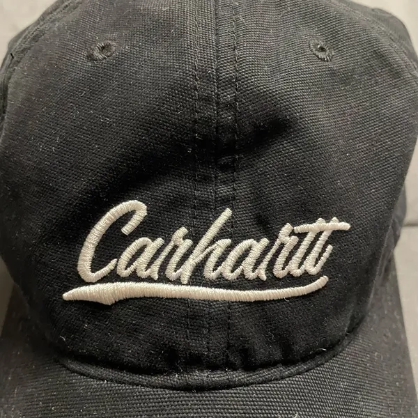 Carhartt Women's Canvas Script Graphic Cap (Black, One Size) - Image 3