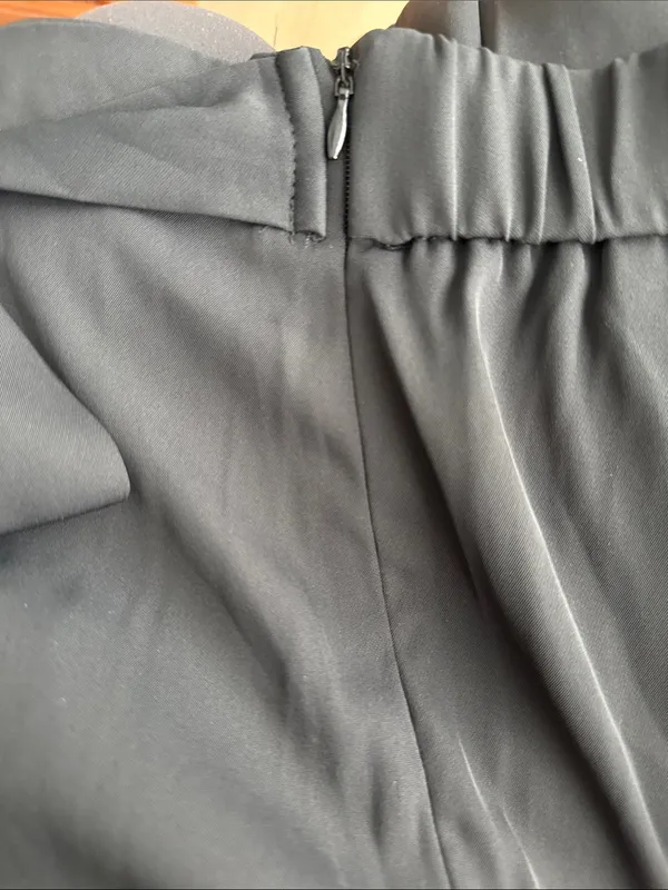 Halara High Waisted Tie Side Wide Leg Work Pants - Image 7