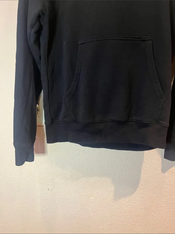 TNA Aritzia Women’s Logo Hoodie Sweatshirt Black White Size XS - Image 4