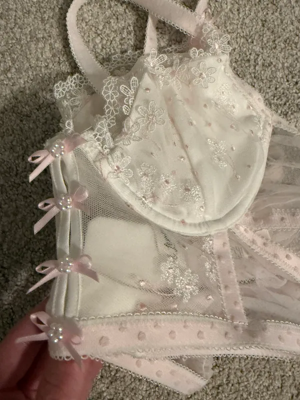 For Love & Lemons Pink Bra Top - Image 7