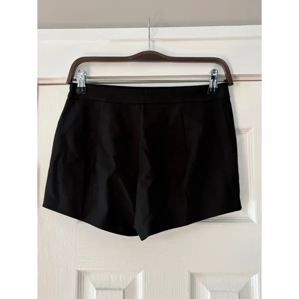 Edikted Black High Waisted Mini‎ Shorts Women Size M Stretch Tailored Fit - Image 2