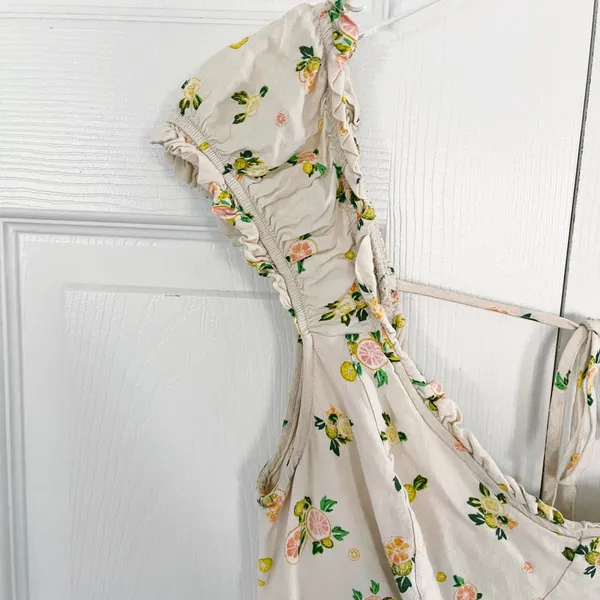 Free People Like A Lady Mini Dress in Cream - Image 4