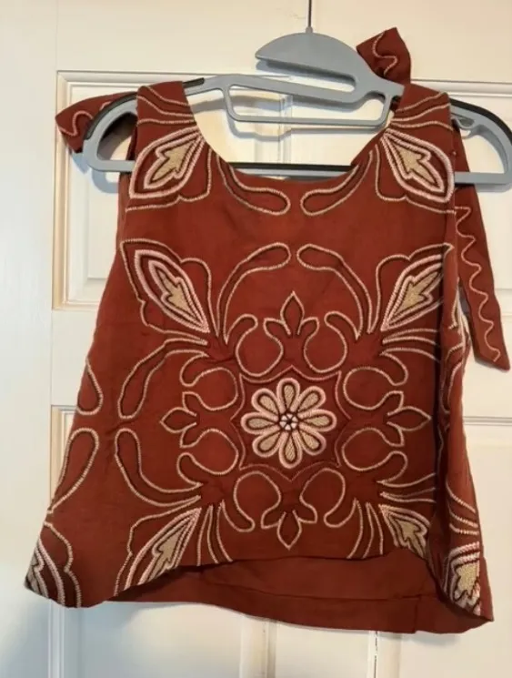 SEZANE FERGUS BLOUSE Shirt Top Tank Shell Size 42 Large NEW NWT - Image 3