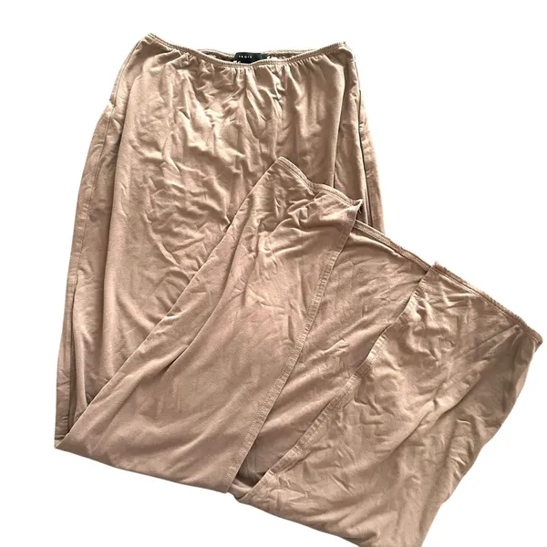 TROIS Kendall Midi Skirt Set Tube‎ Top Brown Sz 0 - Image 5
