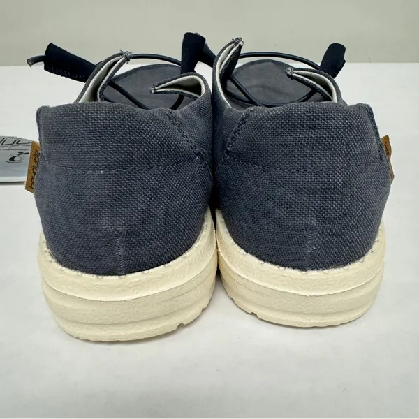 Hey Dude Wendy Chambray Navy White‎ Women’s Sz 6 - Image 4