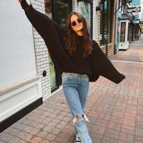 FREE PEOPLE Easy Street Tunic in Black Size Small - Image 9
