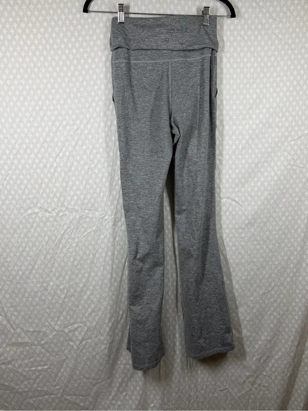 Aerie Offline Heather Grey The Hugger Foldover‎ Flare Pants - Image 5