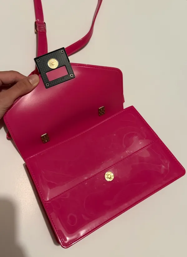 Hot Pink Latex Purse - Image 4