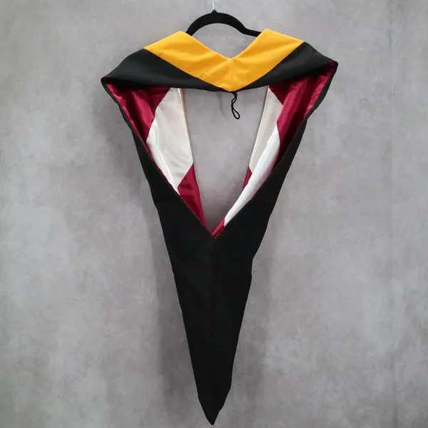 Texas‎ Woman's University Black Masters Degree Graduation Honor Stole One Size - Image 2