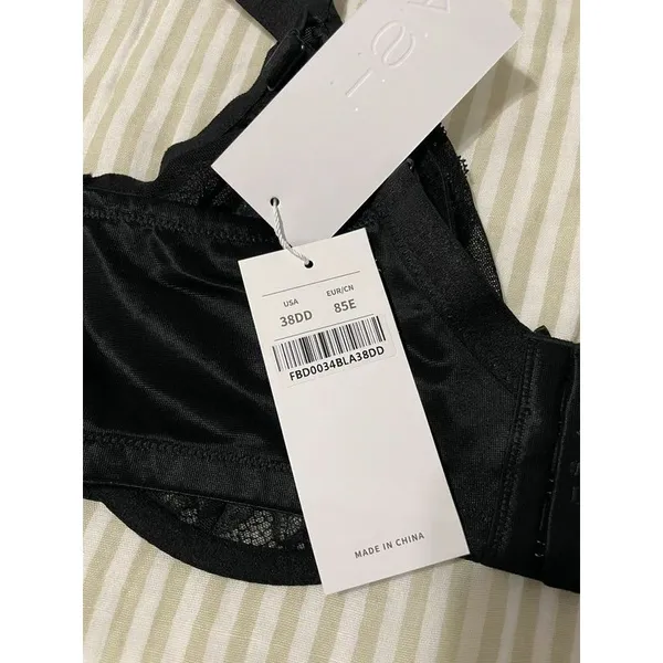 New Cardi B Recommended HSIA Enchante Unlined Non-padded Lace Underwire Bra 38DD - Image 6