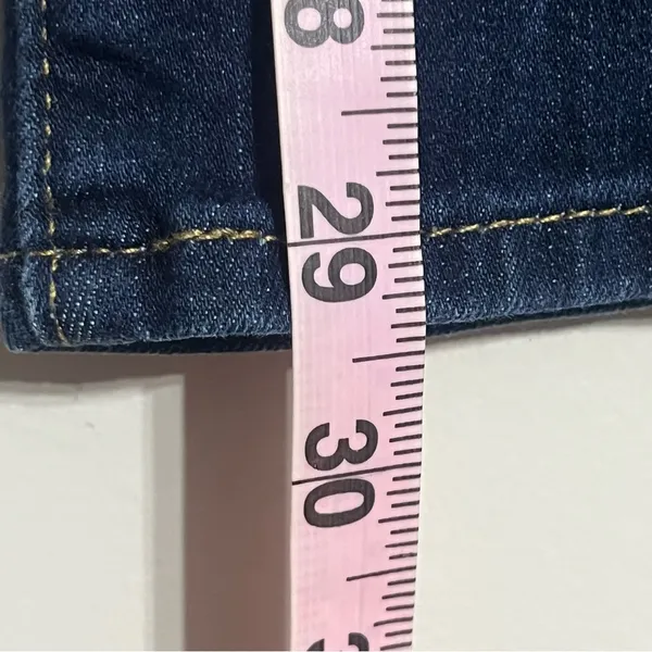 Levi's Jeans Womens 27 Curvy Bootcut Mid Rise Dark Washed Stretch Denim Blue‎ - Image 8