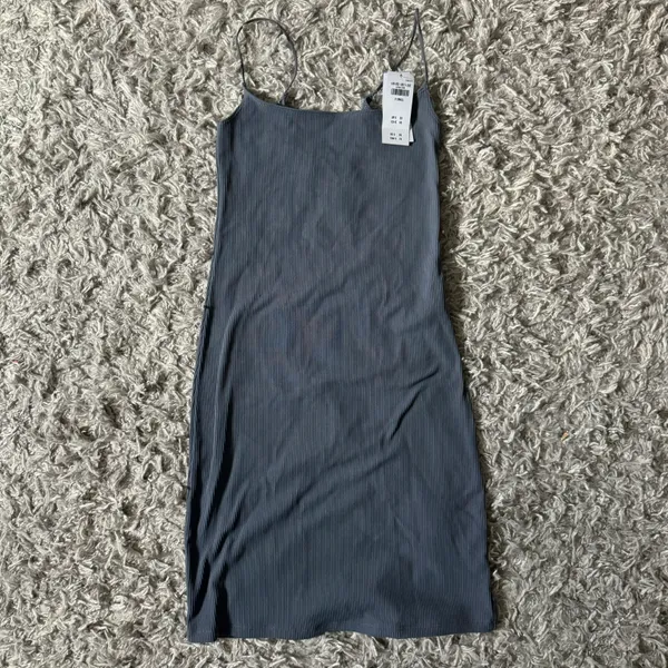 Abercrombie&Fitch Soft A&F Collection Ribbed Mini Bodycon Dress - Image 2