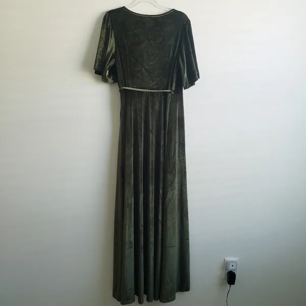 Baltic Born Katelyn elvet Wrap Maxi Dress - Image 8