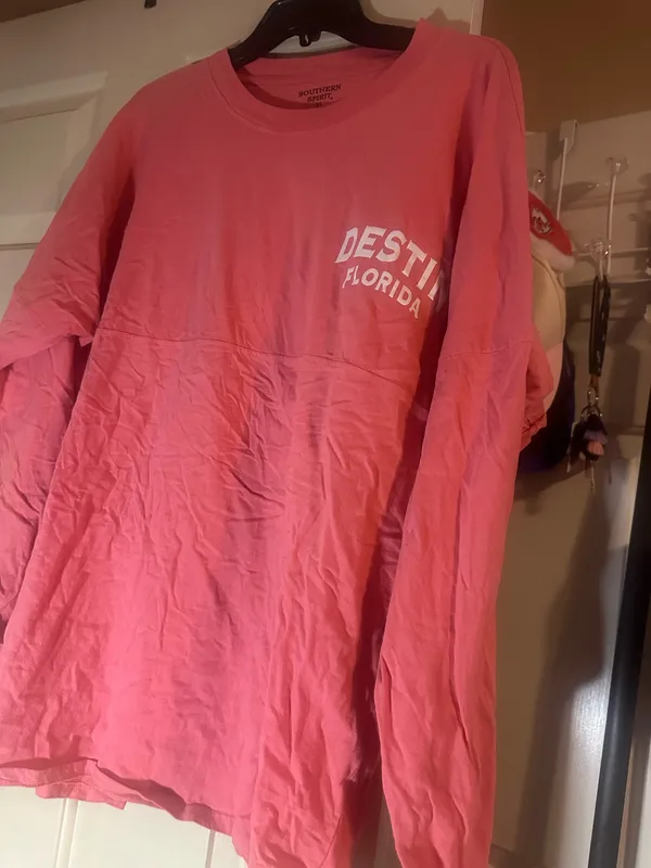 Destin FL long sleeve tshirt Pink Size XL - Image 2
