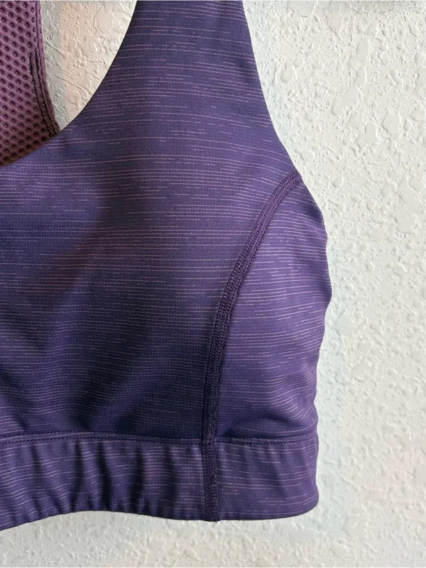 Outdoor Voices All time bra space dye purple size medium - Image 2