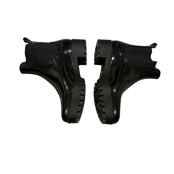 Jeffrey Campbell Sleek Black Women’s Rain Boots 8 - Image 3
