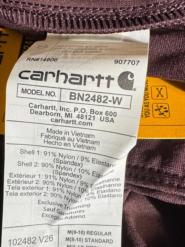 Carhartt Women's Force Fitted Lightweight Utility Legging size XL - Image 6